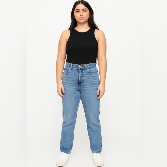 House of Harlow 1960 Super High Rise Straight Jeans - Picture 1 of 11